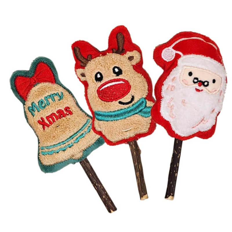 Nobby Xmas plišaste božične figurice na matatabi palčki, različni motivi - 13-15 cm