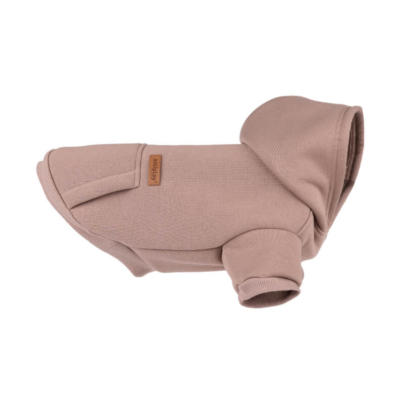 Amiplay pulover Hoodie Texas, bež - 40 cm