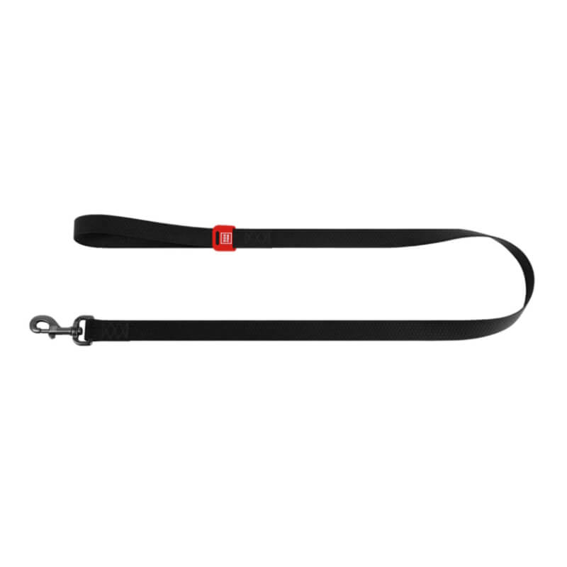 Waudog vodoodporen daljši povodec, črn - 305 cm