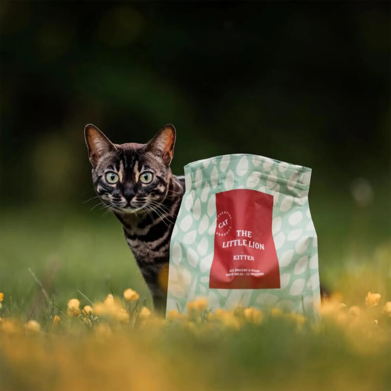 Essential Foods Cat The Little Lion Kitten - piščanec, raca in ribe