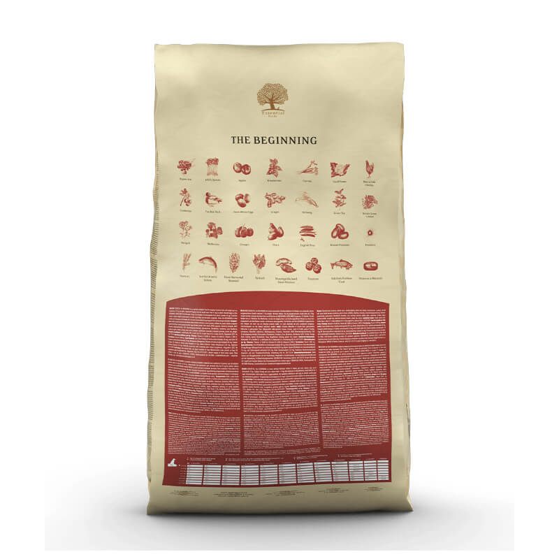 Essential Foods Dog Beginning Puppy&Junior Mini - piščanec, raca in ribe