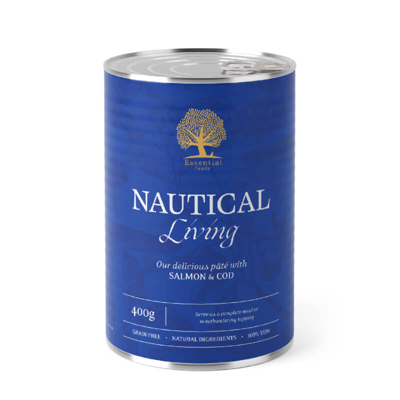 Essential Foods Dog Nautical Adult Pâté, konzerva - ribe - 400 g