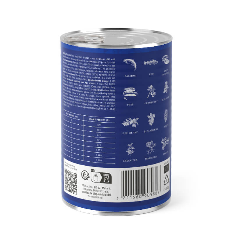 Essential Foods Dog Nautical Adult Pâté, konzerva - ribe - 400 g