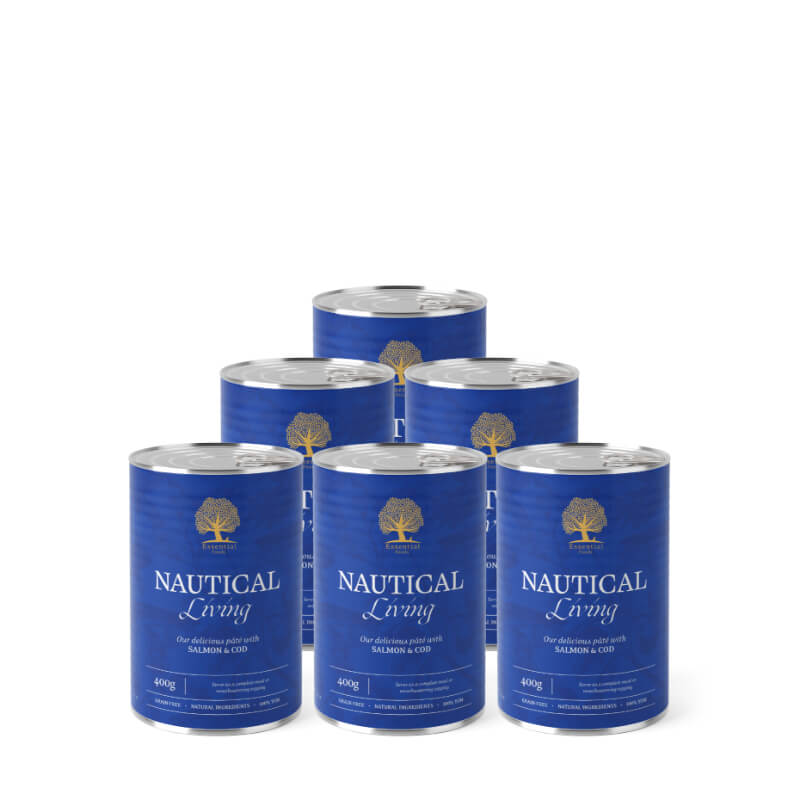 Essential Foods Dog Nautical Adult Pâté, konzerva - ribe - 400 g - 6 x 400 g