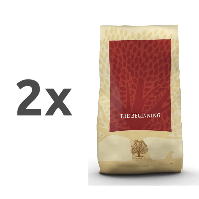 Essential Foods Dog Beginning Puppy&Junior Mini - piščanec, raca in ribe - 2 x 10 kg