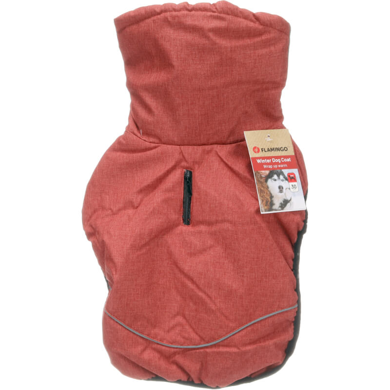 Flamingo plašč Iglu, rdeč