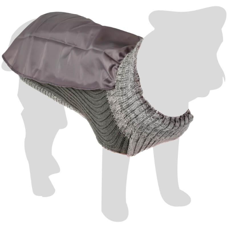 Flamingo pulover Skylar, siv