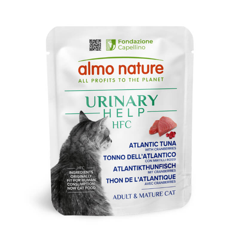Almo Nature HFC Urinary Help file v juhi, vrečka - atl. tuna in brusnice - 50 g