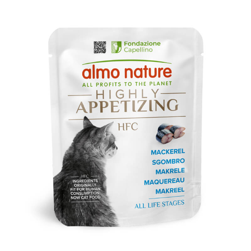 Almo Nature HFC Highly Appetizing file v juhi, vrečka - skuša - 50 g