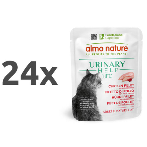 Almo Nature HFC Urinary Help file v juhi, vrečka - pišč. prsa in brusnice - 50 g - 24 x 50 g