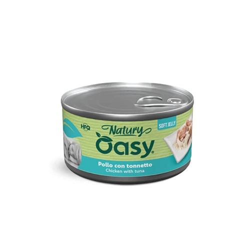 Oasy Dog Natury Adult fileji v želeju, konzerva - piščanec in tuna - 150 g