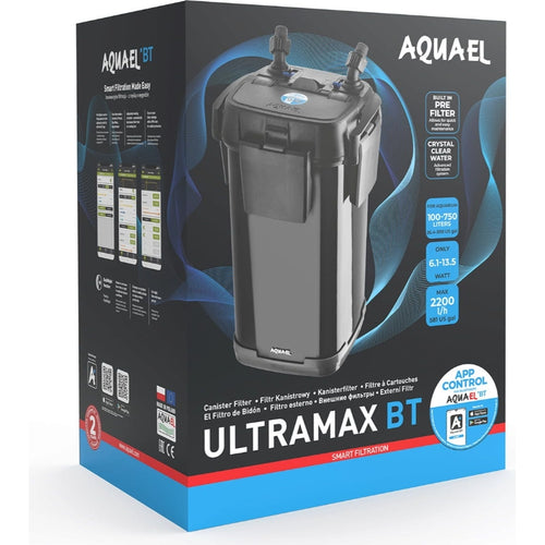 Aquael zunanji filter Ultramax BT - 6,1-13,5 W / 2200 L/h