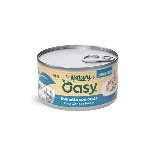 Oasy Cat Natury Adult fileji v juhi, konzerva - tuna in orada - 85 g - 85 g