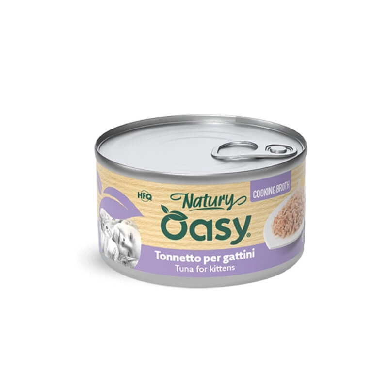 Oasy Cat Natury Kitten fileji v juhi, konzerva - tuna - 85 g