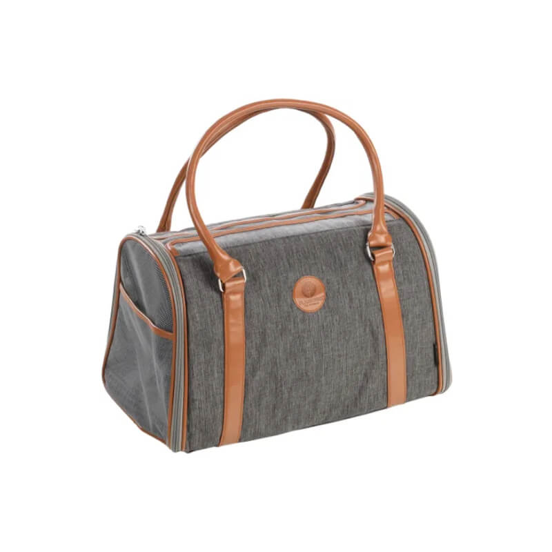Flamingo prenosna torba za pse Sitka, siva - 45 x 25 x 28 cm