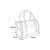 Flamingo prenosna torba za pse Sitka, siva - 45 x 25 x 28 cm