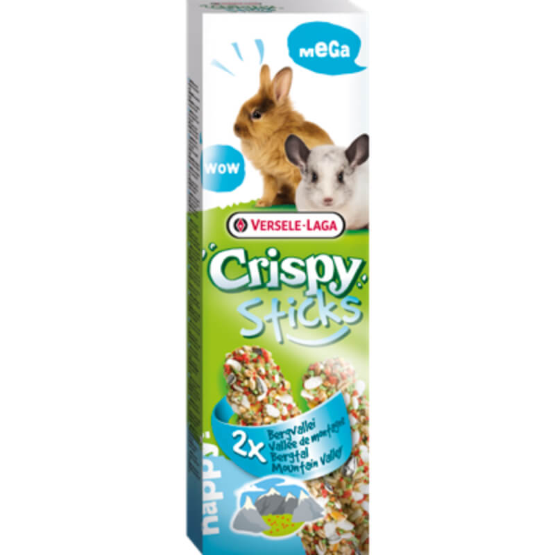 Versele-Laga Crispy kreker kunci in činčile, planinske semenke - 2 x 70 g