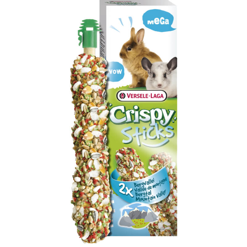 Versele-Laga Crispy kreker kunci in činčile, planinske semenke - 2 x 70 g