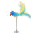 Nobby ptiček Birdy na vzmeti s prisekom za steklo - 17 cm