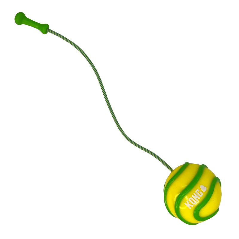 KONG igrača Bunji High-Viz svetleča žoga na vrvi - 8,2 x 51,4 cm
