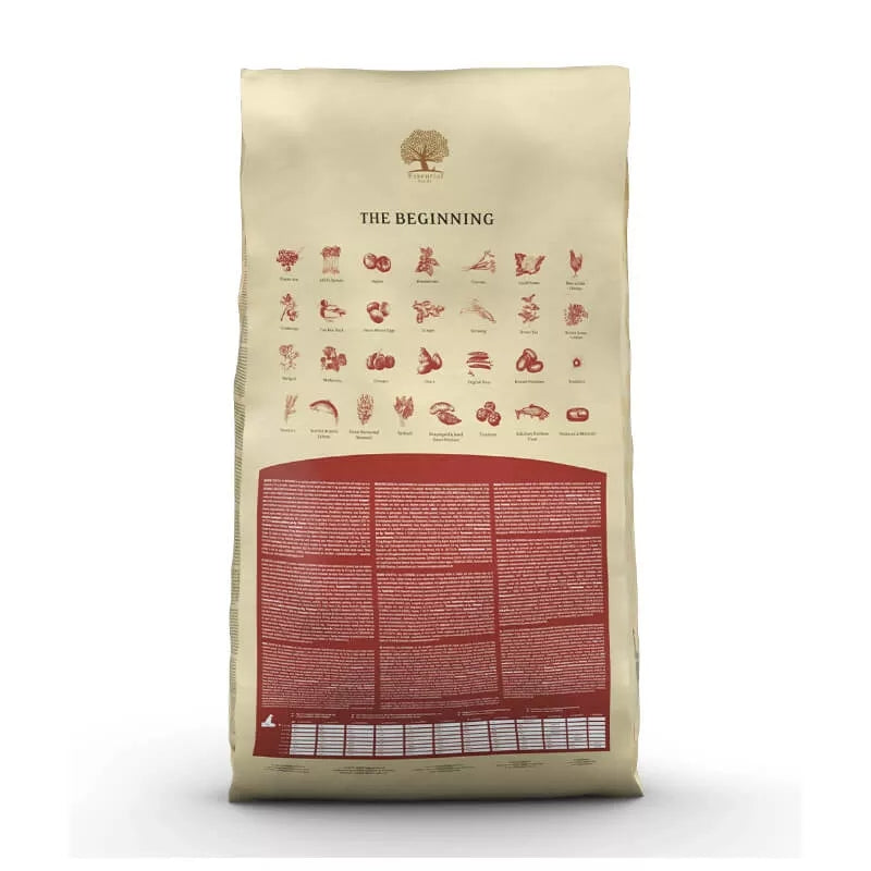 Essential Foods Dog Beginning Puppy - piščanec, raca in ribe - mini ali large