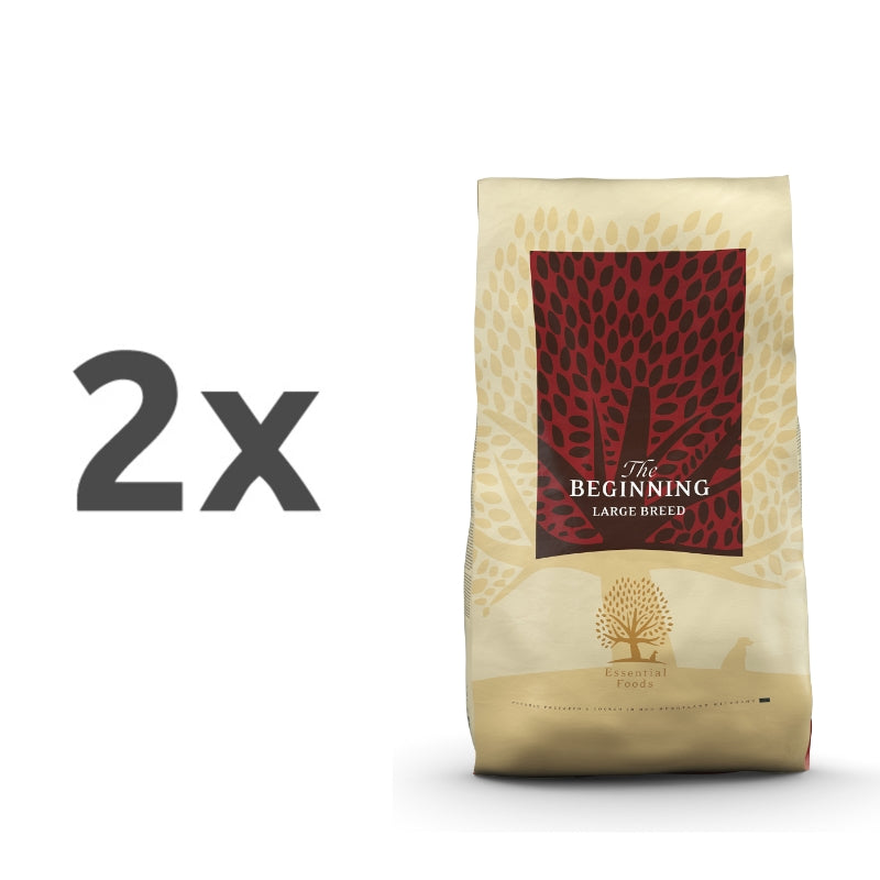 Essential Foods Dog Beginning Puppy - piščanec, raca in ribe - mini ali large - 2 x 10 kg