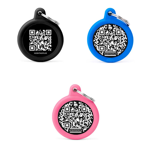 My Family ident. obesek Hush s QR kodo, razl. barve - GRAVIRANJE GRATIS!