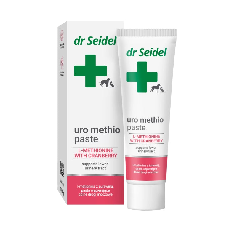dr Seidel Uro Methio pasta za zaščito spodnjih sečil psov in mačk - 120 g