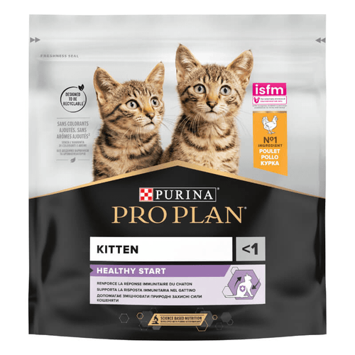 Purina Pro Plan Cat Kitten Healthy Start - piščanec - različne velikosti - 400 g