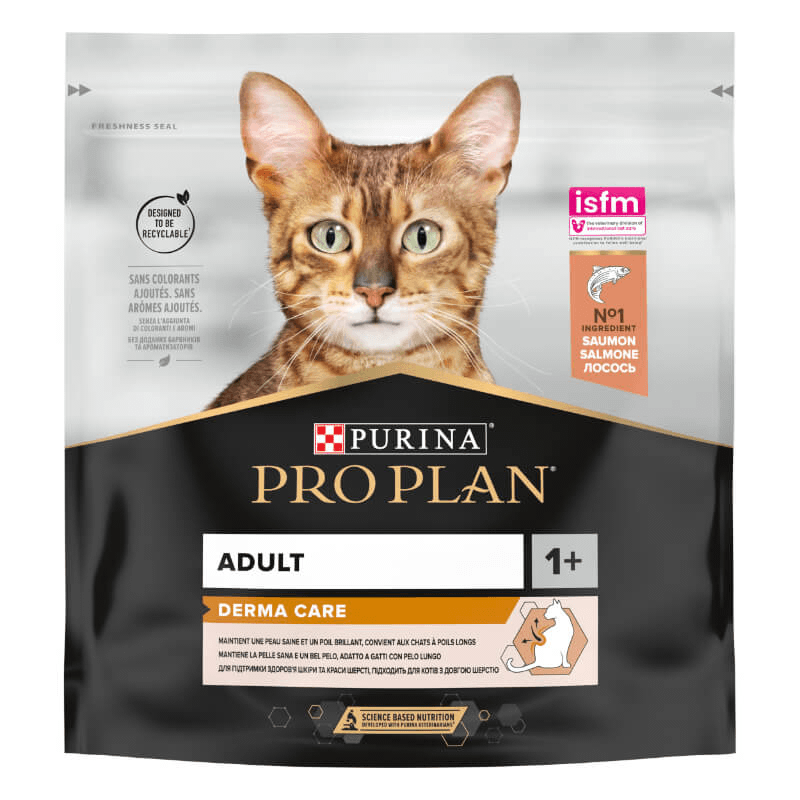 Purina Pro Plan Cat Adult Derma Care - losos - različne velikosti - 400 g