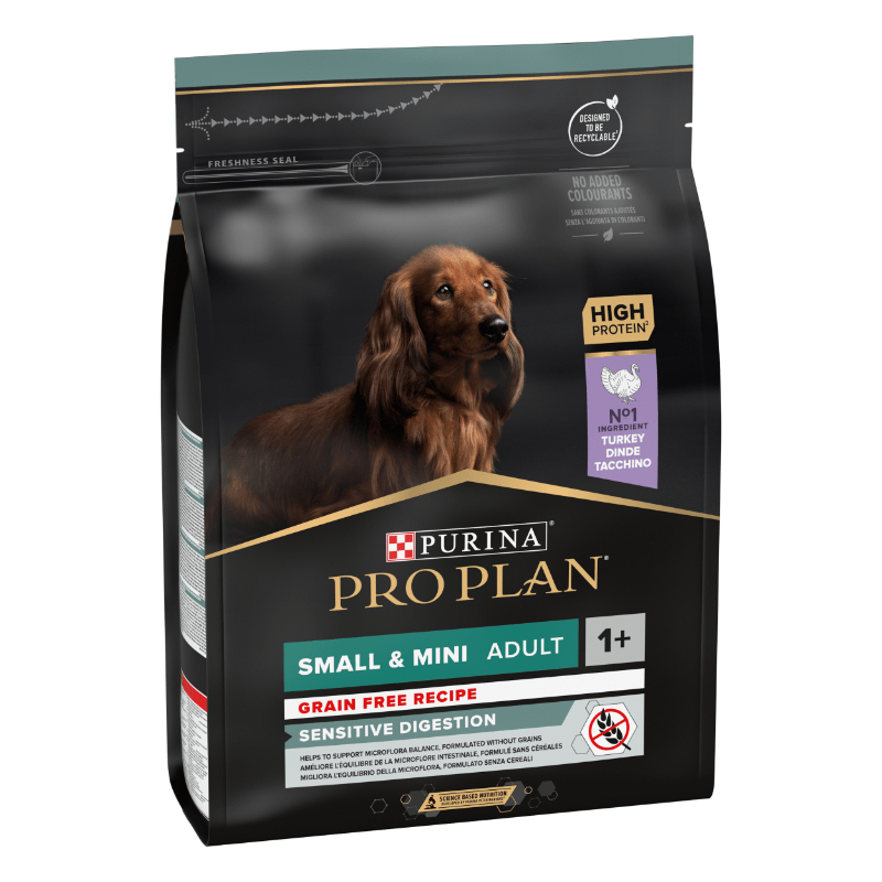 Purina Pro Plan Dog Adult Mini Sensitive Digestion, puran - 2,5 kg