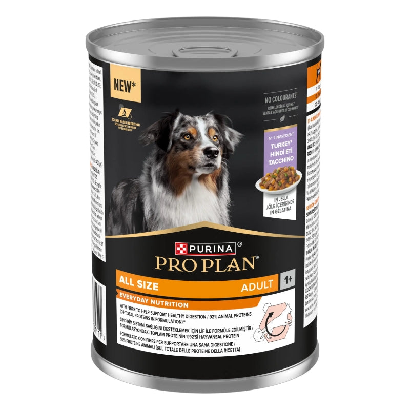 Purina Pro Plan Dog Adult Everyday Nutrition, konzerva - puran - 400 g - 400 g