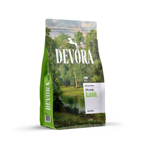 Devora Dog All Size Adult mono briketi - kunec - 1,5 kg