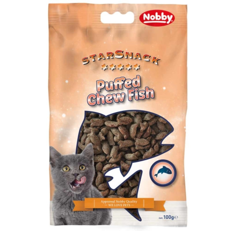 Nobby StarSnack Cat Puffed hrustljavi priboljški, sardele - 100 g