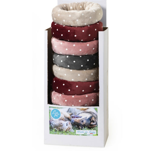 Leopet okroglo ležišče Ciambella Premium, različne barve - 50 x 15 cm