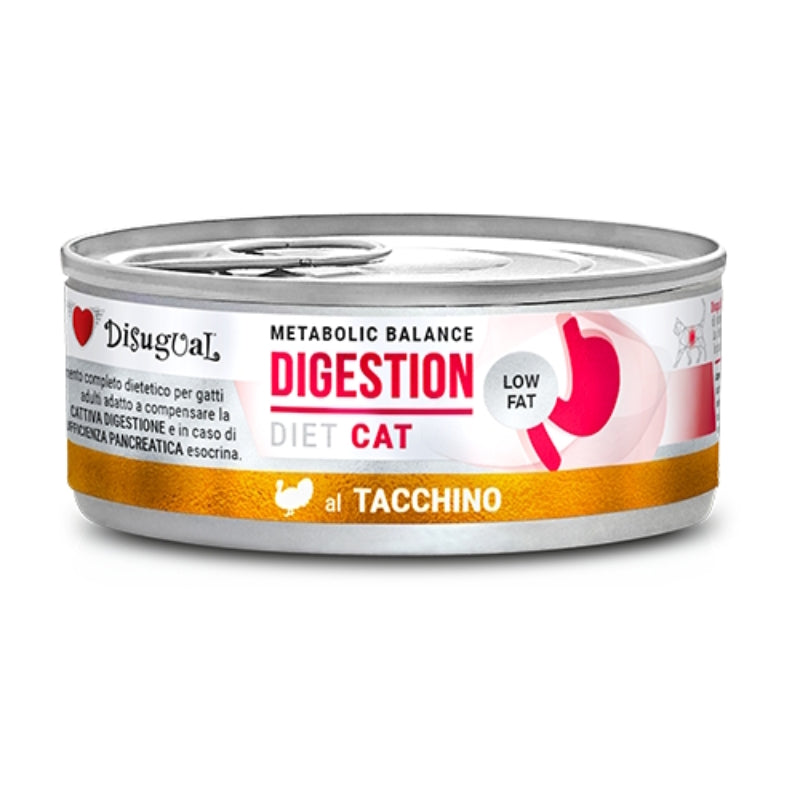 Disugual Cat veterinarska dieta Metabolic Balance Digestion, puran - 85 g - 85 g