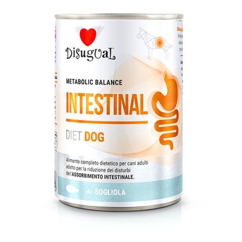 Disugual Dog veterinarska dieta Metabolic Balance Intestinal, bela riba - 400 g - 400 g