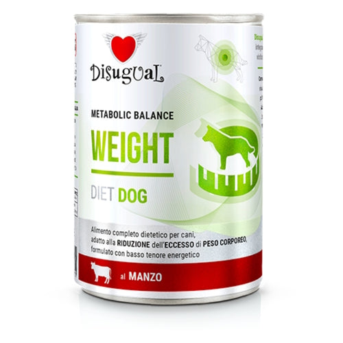 Disugual Dog veterinarska dieta Metabolic Balance Weight, govedina - 400 g - 400 g