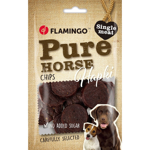 Flamingo Hapki Pure posladek čips, konj - 85 g