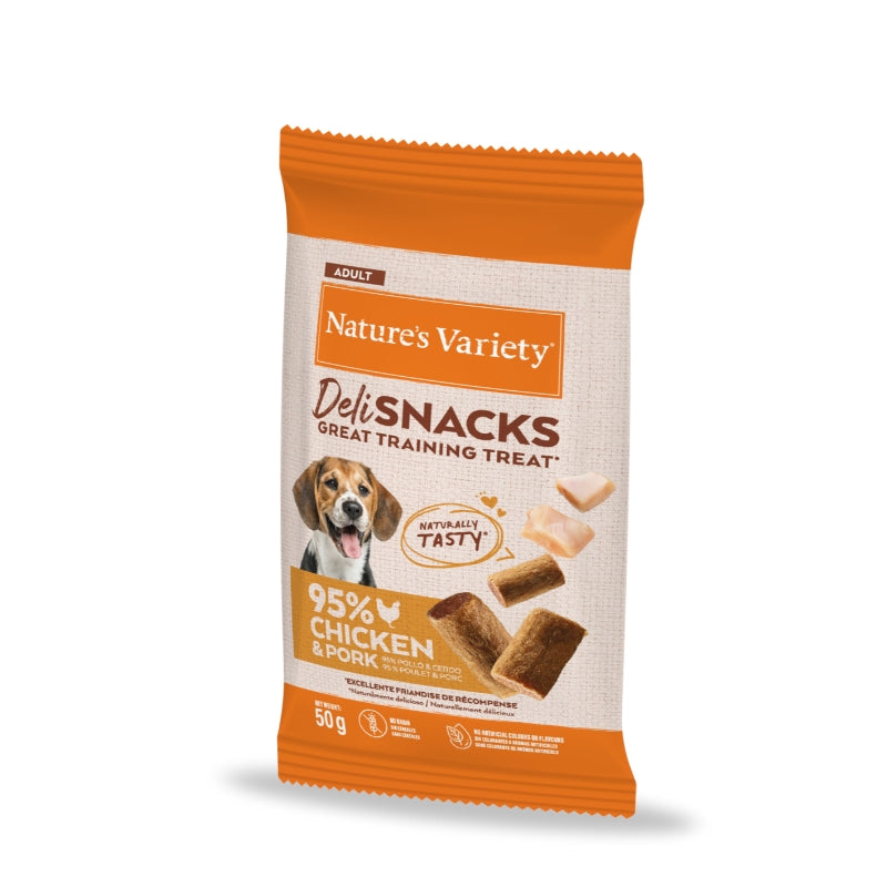 Nature's Variety Adult Dog DeliSnacks trening posladek, piščanec - 50 g