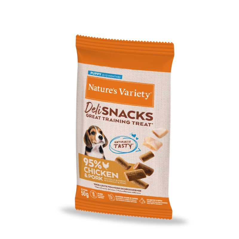 Nature's Variety Puppy Dog DeliSnacks trening posladek, piščanec - 50 g
