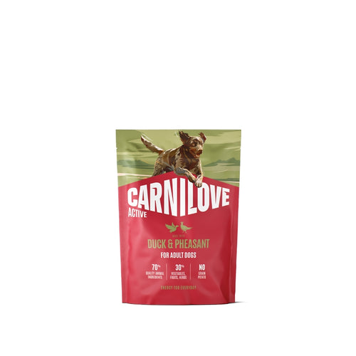 Carnilove Dog Active Adult, briketi - raca in fazan - 1,5 kg
