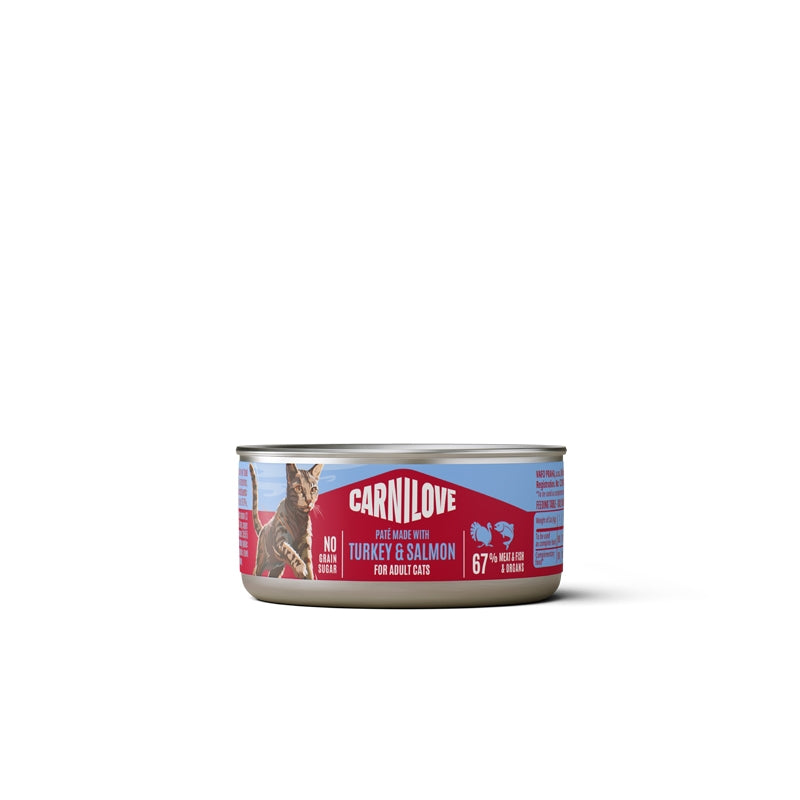 Carnilove Cat Adult konzerva, pate - puran in losos - 100 g - 100 g