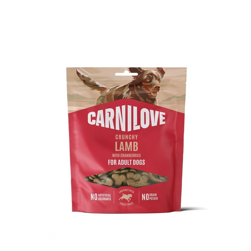 Carnilove Dog Crunchy priboljški, ovca in brusnice - 200 g