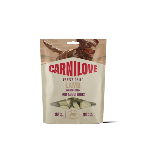 Carnilove Dog Freeze-Dried priboljški, jagnjetina - 60 g
