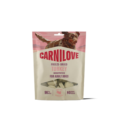 Carnilove Dog Freeze-Dried priboljški, puran - 60 g