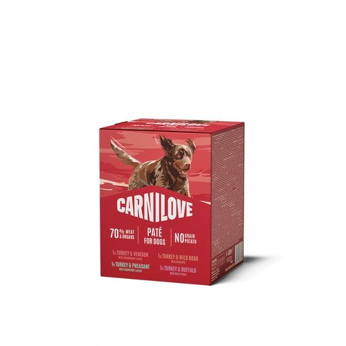 Carnilove Dog Adult multipakiranje vrečk, pate - 4 okusi - 4 x 300 g