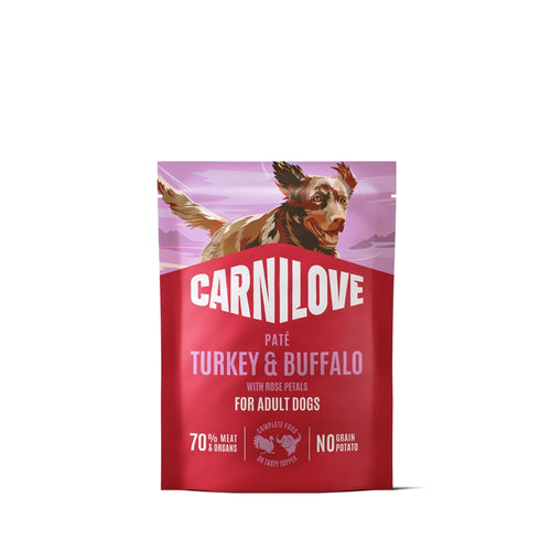 Carnilove Dog Adult vrečka, pate - puran in bivol - 300 g - 300 g