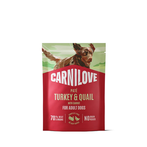 Carnilove Dog Adult vrečka, pate - puran in prepelica - 300 g - 300 g