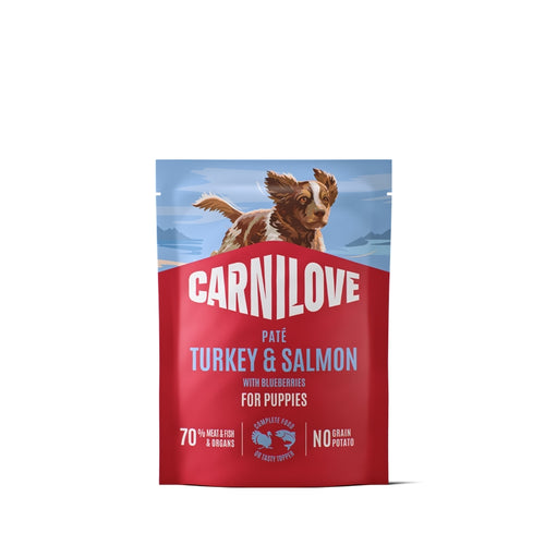 Carnilove Dog Puppy vrečka, pate - puran in losos - 300 g - 300 g